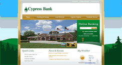 Desktop Screenshot of cypressbanktx.com